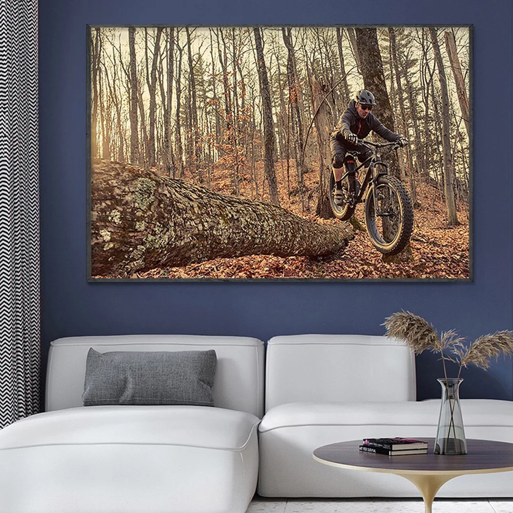 Mountain Biking Movies - Sp082 cartaz de parede de pano