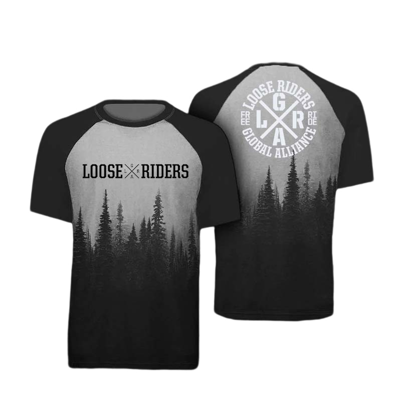 Mountain Biking Downhill - Camisola solta Rider manga curta, camisas