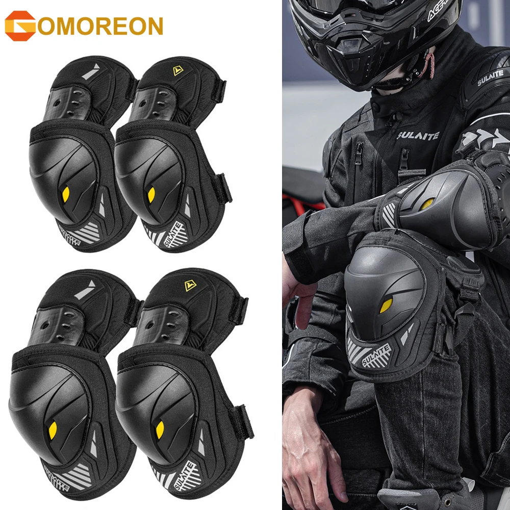 GOMOREON 1 Par de Protetores d - Mountain Biking Elbow Pads avaliação e preço