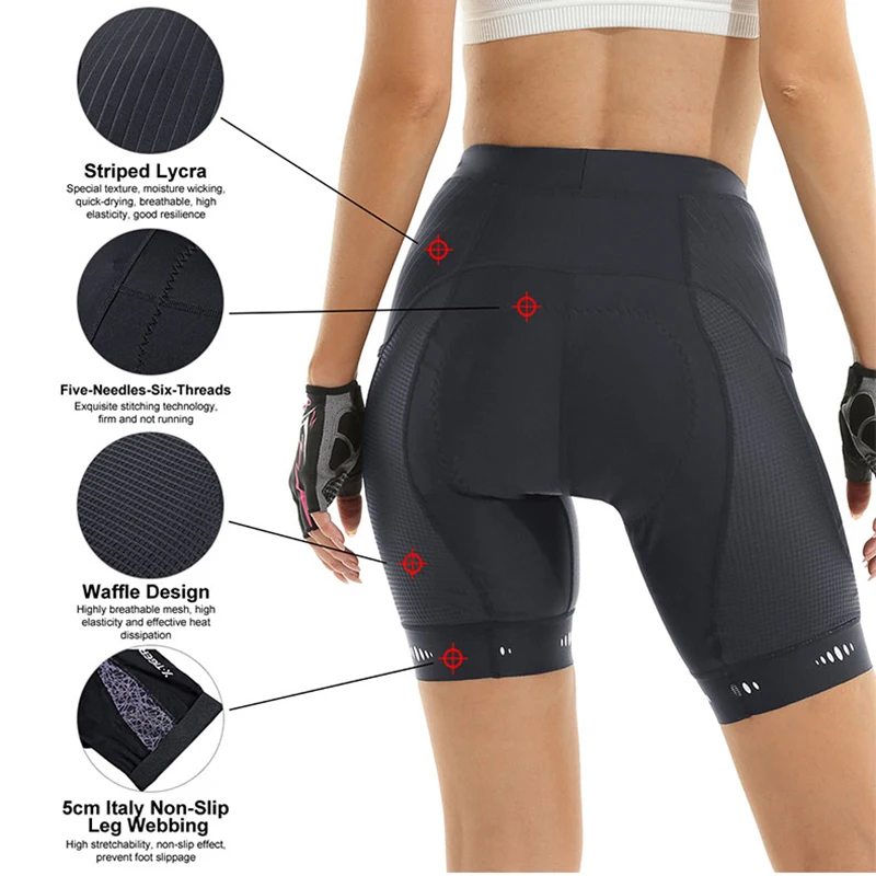 X-TIGER calções de ciclismo fe - Mountain Biking Shorts Women avaliação e preço