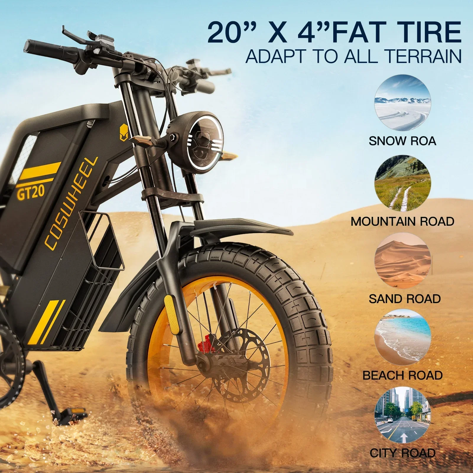 Coswheel gt20 alta velocidade  - Mountain Biking Uk avaliação e preço