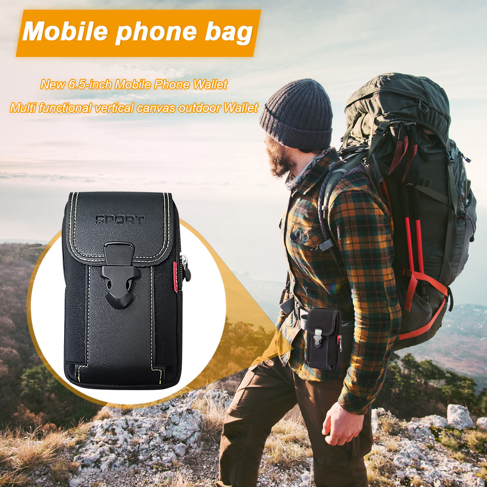 Bolsa de cintura de lona para  - Mountain Biking Waist Pack avaliação e preço
