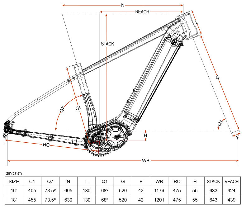 Quadro de E-Bike em Liga de Al - Mountain Biking Uk avaliação e preço