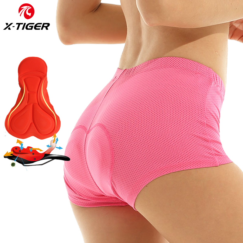X-TIGER roupa interior de cicl - Mountain Biking Shorts Women avaliação e preço
