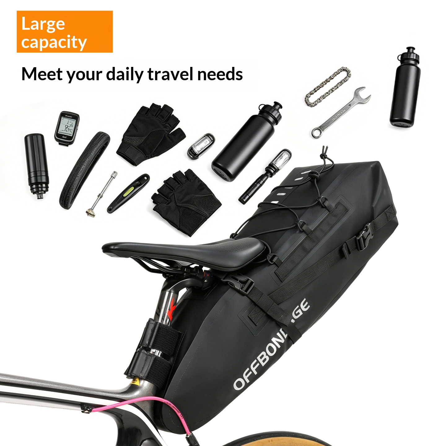 Bolsa Traseira Impermeável par - Mountain Biking Waist Pack avaliação e preço